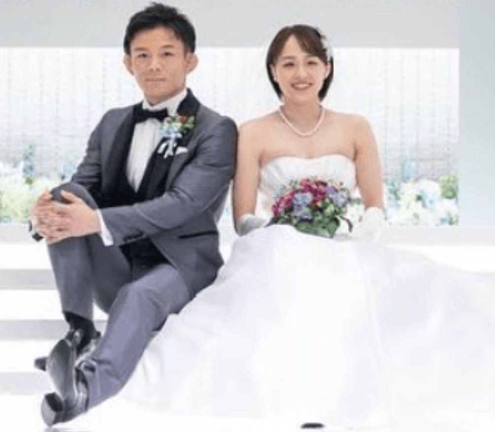 樋口黎結婚式時の写真