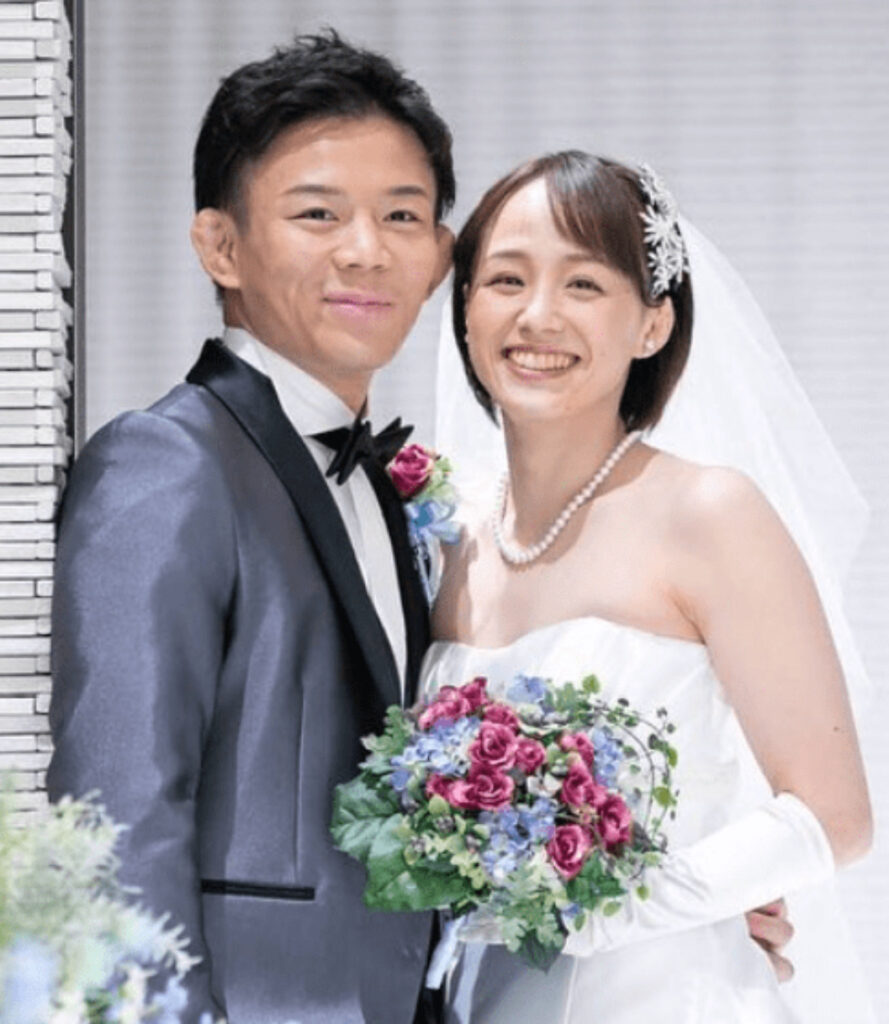 樋口黎結婚式時の写真